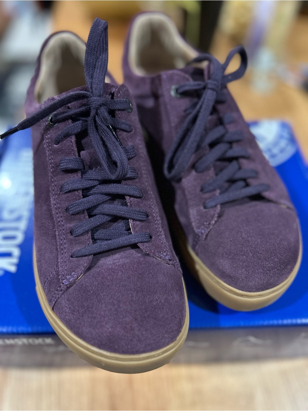Birkenstock Plum Suede Casual Sneakers